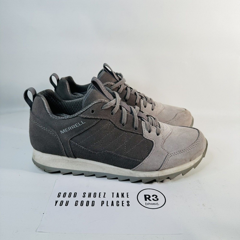 Merrell Alpine Trail Running Hiking Sneakers Gray White Womens Sz 7.5